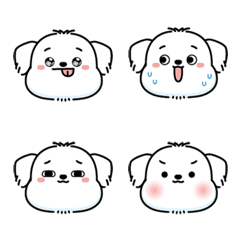 [LINE絵文字] マルチーズ O-Yuan 絵文字の画像