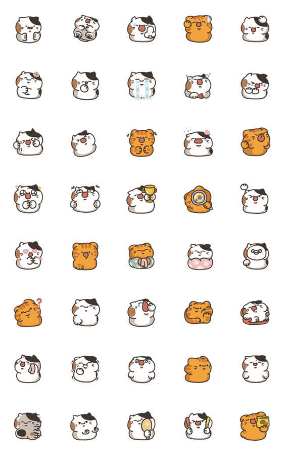 [LINE絵文字]Sanfa cat-Smile Catの画像一覧