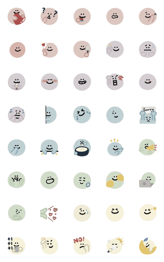 [LINE絵文字]Circle animated emojiii ver3_Smile:)の画像一覧