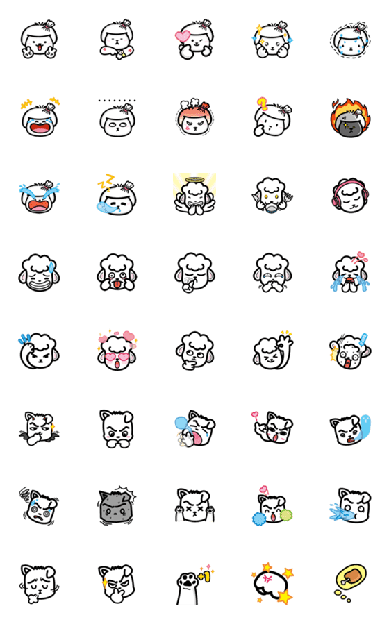 [LINE絵文字]Manoni family daily life ！！！の画像一覧