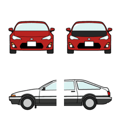 [LINE絵文字] 愛車の絵文字 -ライトFRスポーツ編の画像