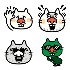 [LINE絵文字] ロマンティック猫 絵文字の画像