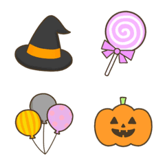 [LINE絵文字] ハロウィン♡えもじの画像