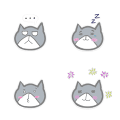 [LINE絵文字] cat's facial expressionsの画像