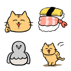 [LINE絵文字] ねこにゃん絵文字01の画像