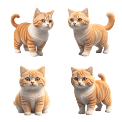 [LINE絵文字] Charming Tabby Cat VOL.3の画像