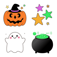 [LINE絵文字] ハロウィンの楽しいアニメーション絵文字の画像