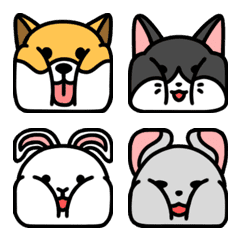 [LINE絵文字] 潰れた動物たちの画像