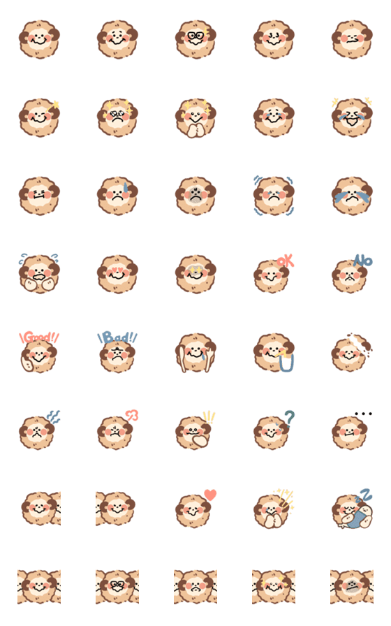 [LINE絵文字]2023 LET'S DRAW-The Biscuit Sheepの画像一覧