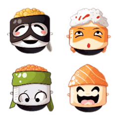 Sushi with the Masked Man and Friendsの絵文字メイン画像