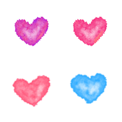 [LINE絵文字] Bright, colorful heartsの画像