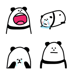 [LINE絵文字] 【ゆるっとPANDA♡】の画像