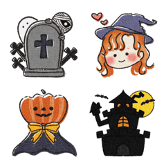 [LINE絵文字] おばけと魔女とハロウィンの仲間たちの画像