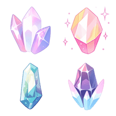 [LINE絵文字] crystal emojiの画像