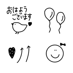 [LINE絵文字] 【大人おしゃれ〜⭐︎＊線画】の画像