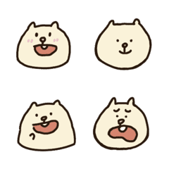 [LINE絵文字] Steamed bun hamsterの画像