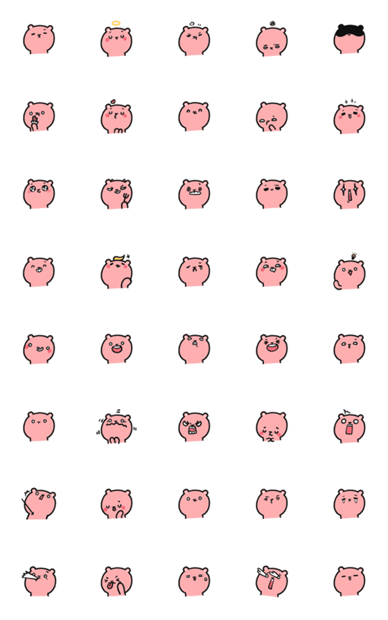 [LINE絵文字]LSF | Life Sucks Family-Polar Stickers 1の画像一覧