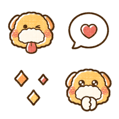 [LINE絵文字] いぬっこ☻毎日使えるEmojiの画像