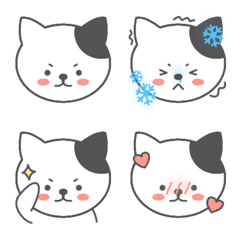 [LINE絵文字] きゅーとなねこちゃんの画像