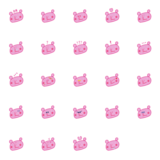 [LINE絵文字]SHY BEAR！の画像一覧