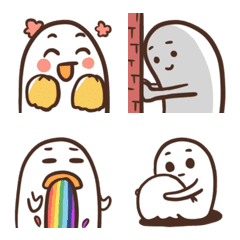 [LINE絵文字] Ghost Ray Emoji 2の画像
