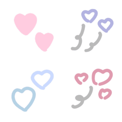 [LINE絵文字] 見やすいシンプルな太線画の絵文字11の画像