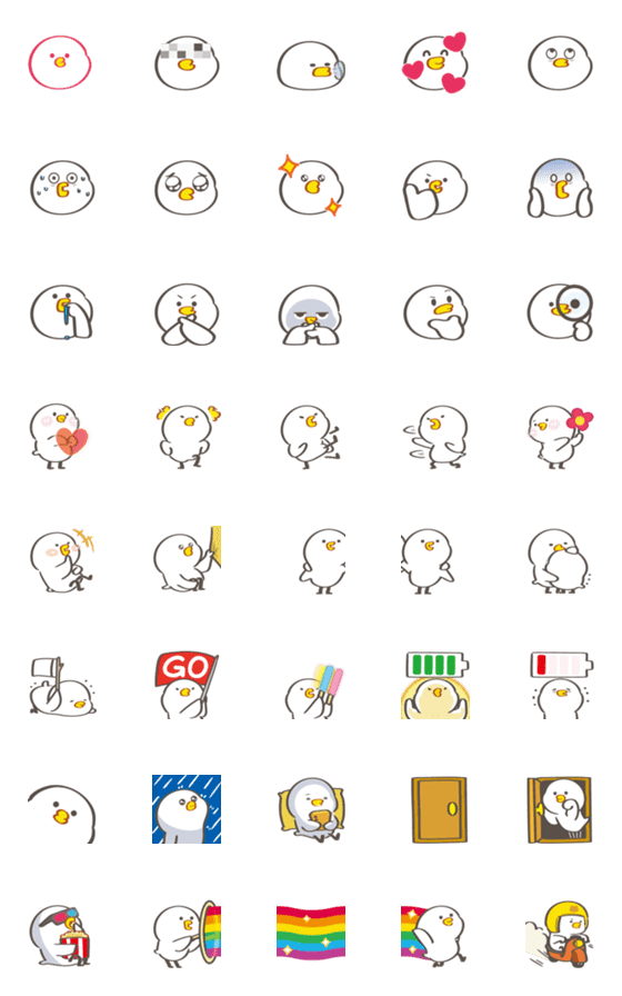 [LINE絵文字]Bouli-G_実用的でかわいい 2023 LET'S DRAWの画像一覧