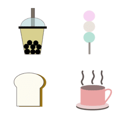 [LINE絵文字] Food is yummyの画像