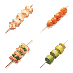 [LINE絵文字] BBQ emojiの画像