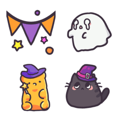 [LINE絵文字] Adorable Halloween Party Emojiの画像