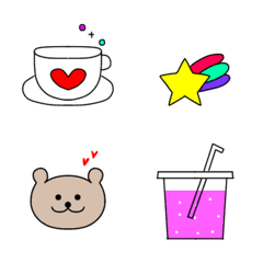 【カラフルでかわいい】使いやすい絵文字の絵文字メイン画像