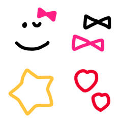 [LINE絵文字] 【simple emoji】の画像