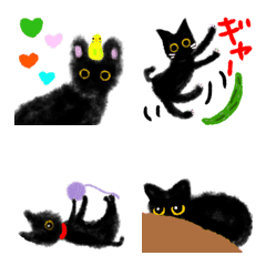 [LINE絵文字] 黒猫のキキさんの画像