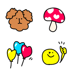 便利なゆるかわ絵文字の絵文字メイン画像