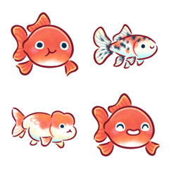 金魚がいっぱい（ベーシック）の絵文字メイン画像