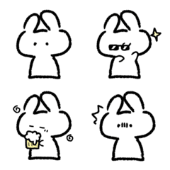 [LINE絵文字] Mochi Bunnの画像