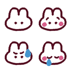 [LINE絵文字] うさぎのきもちの画像