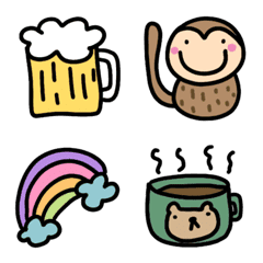 [LINE絵文字] PoMoTo Super Cute Emojiの画像