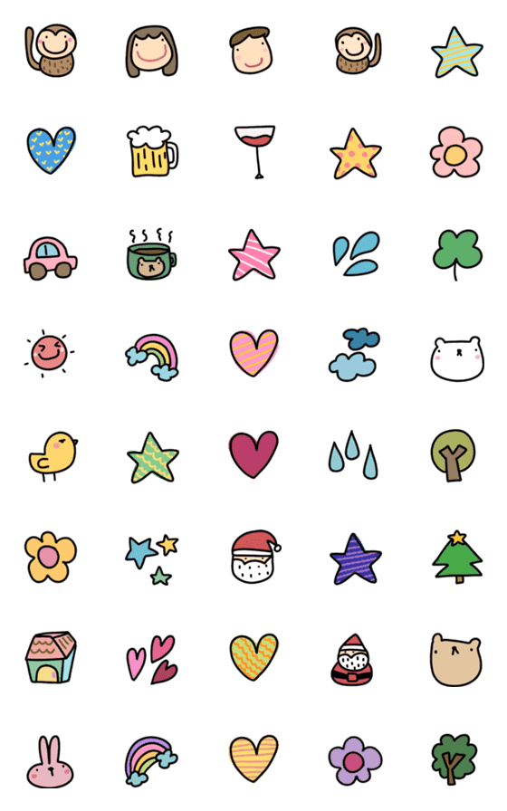 [LINE絵文字]PoMoTo Super Cute Emojiの画像一覧