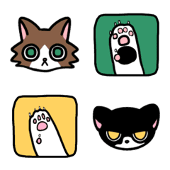 [LINE絵文字] わたしのねこ ( ベロニカ ＆ ダヴ )の画像