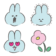 あおいうさちゃんの何気ない日常2の絵文字メイン画像
