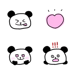 パンダ♩毎日使える絵文字☆彡.。の絵文字メイン画像