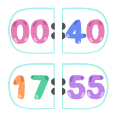 [LINE絵文字] Time every timeの画像
