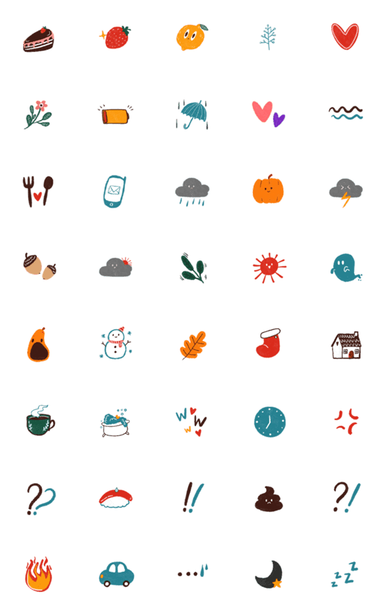 [LINE絵文字]Emoji setの画像一覧