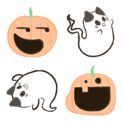 Cola Cat on Halloweenの絵文字メイン画像