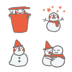 [LINE絵文字] Snowpeopleの画像