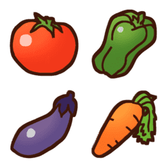 [LINE絵文字] 家庭菜園の野菜たちの画像