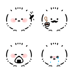 [LINE絵文字] Loose and fluffy Shimaenagaの画像