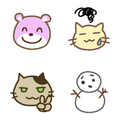 絵文字いろいろパックの絵文字メイン画像