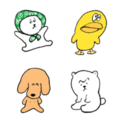 動くゆるい生き物 9の絵文字メイン画像